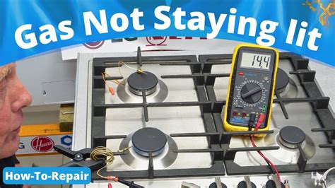 why is my gas hob not staying lit